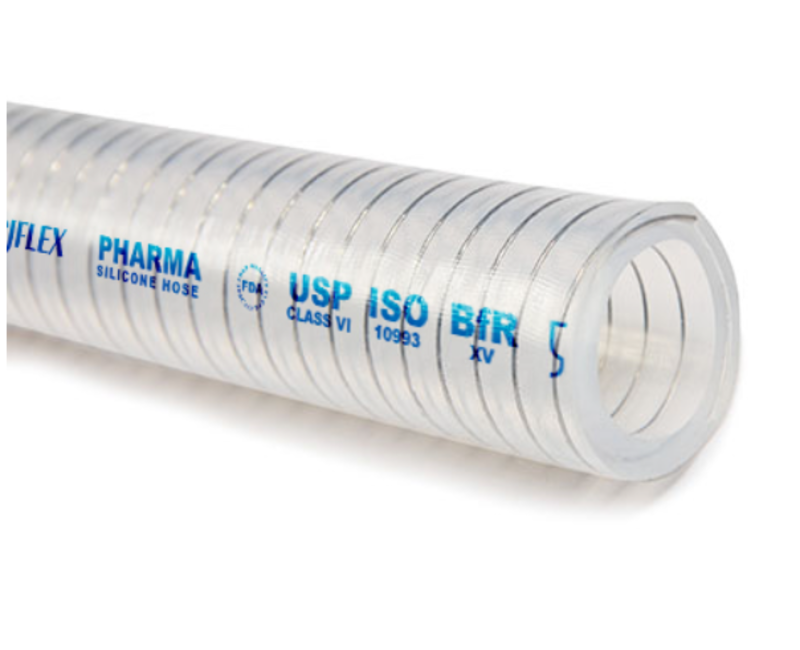 衛生級鉑金催化矽膠透明鋼絲管 CJFLEX TSO